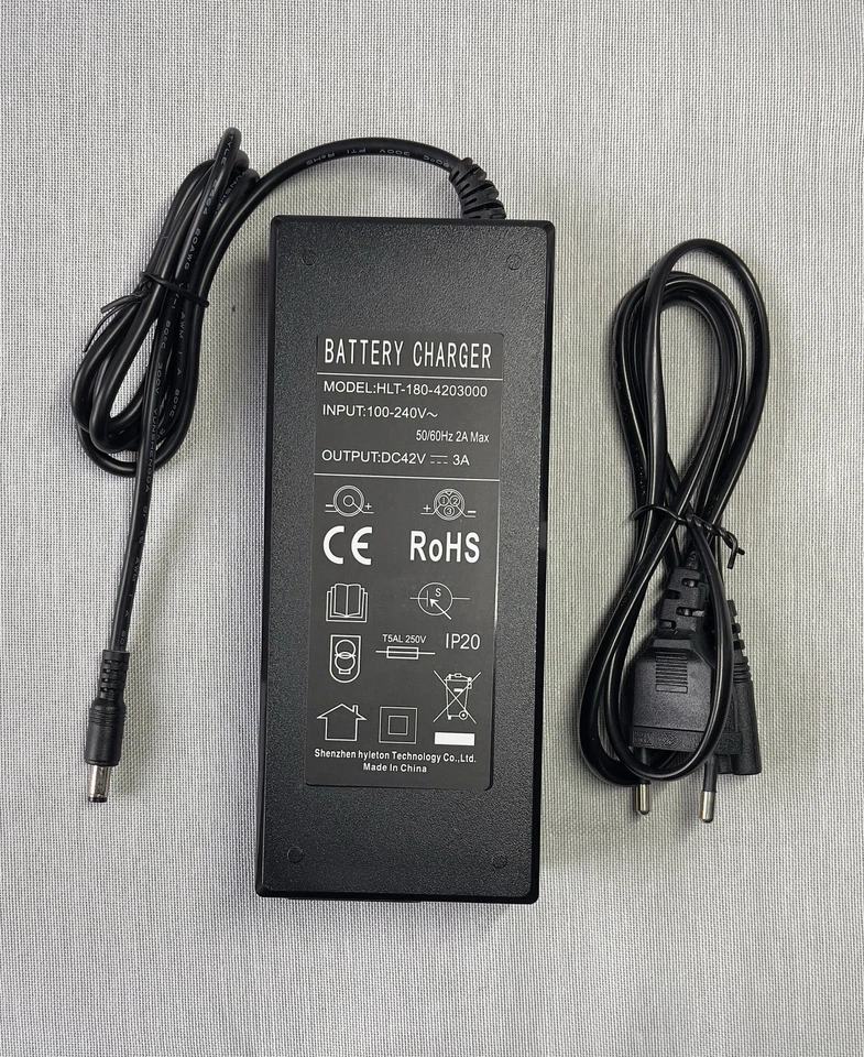 42V3A lithium Li-ion adapter for electric scooter, ebike battery charger - Image 3 of 4