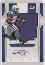 2019 Chronicles Crown Royale Silhouette Prime 14/25 Parris Campbell Auto 0c6