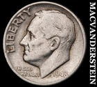 1948 Roosevelt Dime- Silver- Scarce Better Date No Reserve #J5781