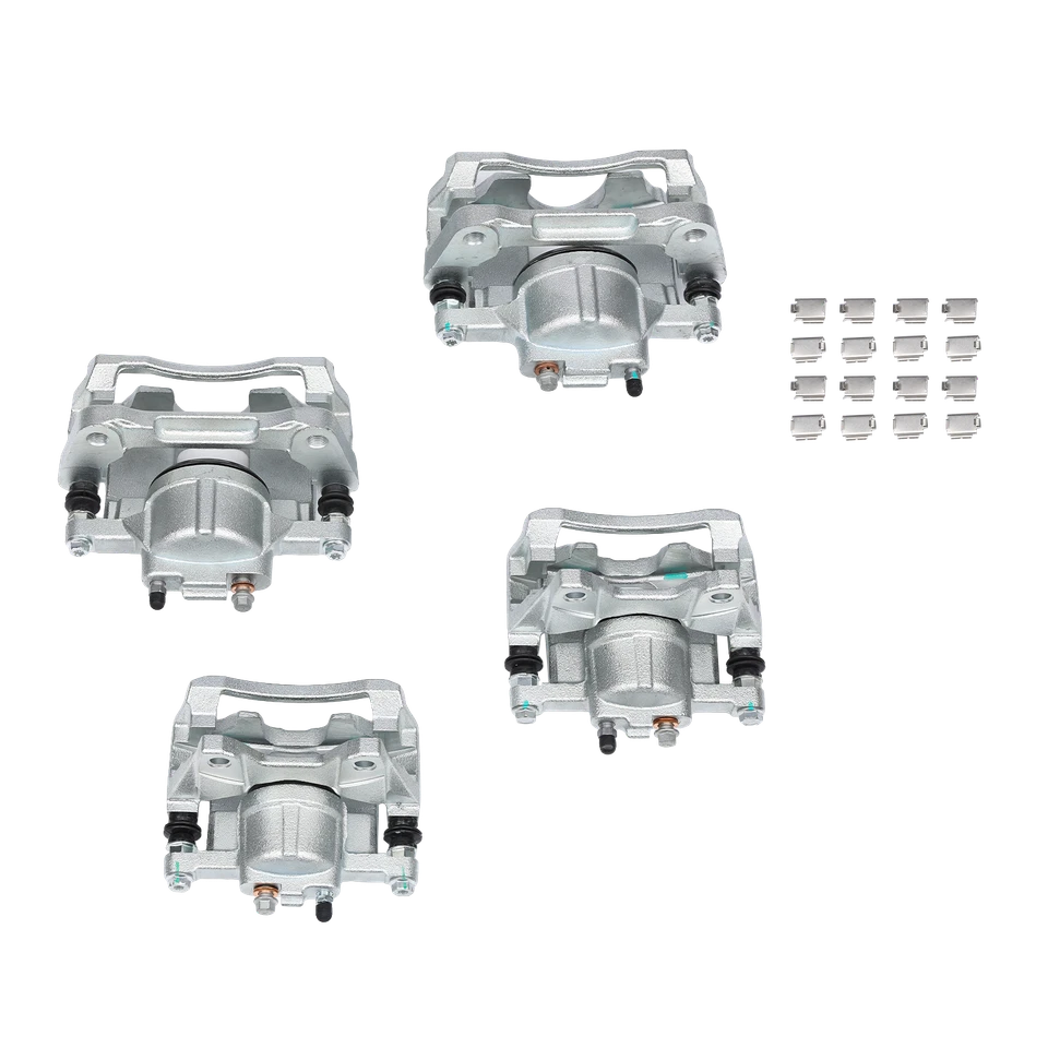 Disc Brake Calipers Fit For 08-17 Dodge Jeep Wrangler Nitro Front & Rear 4Pcs Foto 3 de 4