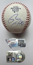 Brett Baty Signed Auto 2021 All Star Futures Game OML Baseball Fanatics MLB Holo