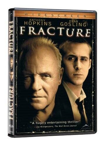 Fracture DVD (2007)- Anthony Hopkins, Ryan Gosling - DVD - VERY GOOD