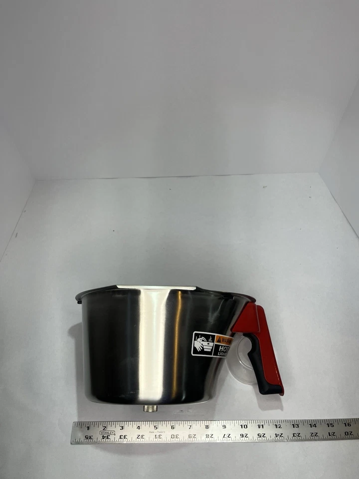 BUNN 54675.0005 Embudo de preparación de acero inoxidable con mango rojo - Embudo inteligente / BrewWISE - Nuevo Foto 2 de 4