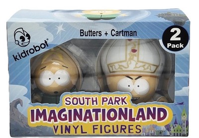 Kidrobot South Park Imaginationland Butters & Pope Cartman 3'' Vinyl Figures