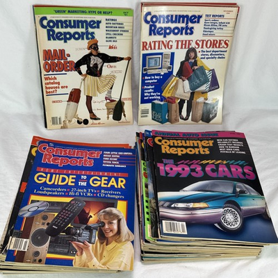 #ad Huge Lot Consumer Reports Magazines Vintage 90’s To Y2K 47 Total Cars Tech Nice $24.49