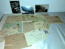 Konvolut WKII 11x Feldpostbreife & Karten 3 GRAF ZEPPILIN & Soldatenpostkarte