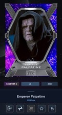 FIREWORKS TIER 6 BASE WORKBENCH EMPEROR PALPATINE 26 TOPPS STAR WARS CARD TRADER
