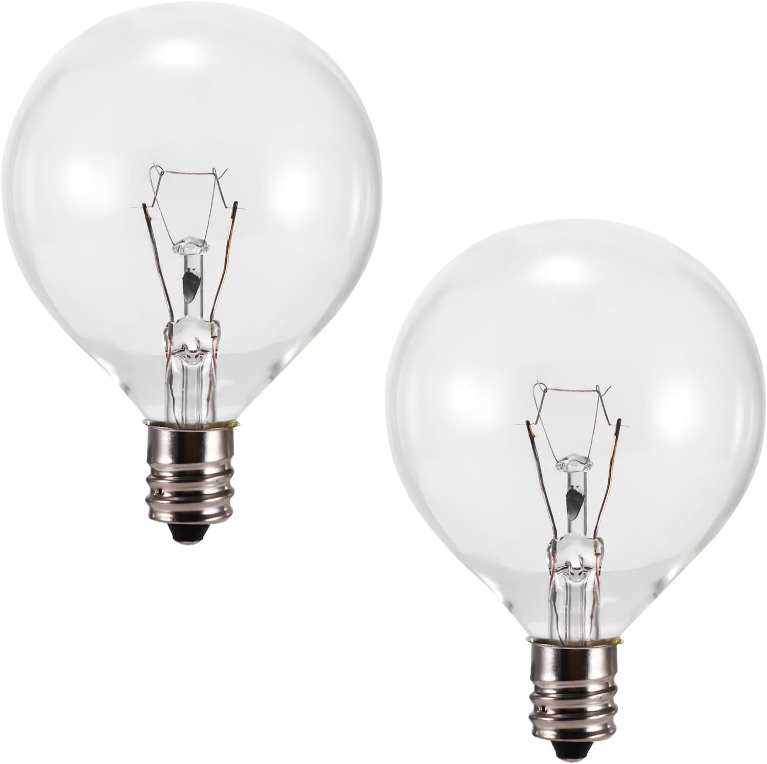 2 Pack Wax Warmer Bulbs 25W, 230V E12 Base Wax Bulb for Full Size Warmer,Scentsy