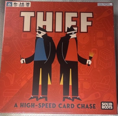 Thief Board Game Solid Roots High-Speed Card Chase New Sealed 2 8 Players