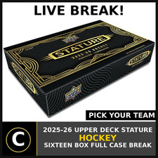 2025-26 UPPER DECK STATURE HOCKEY 16 BOX BREAK #H3853 - PICK YOUR TEAM