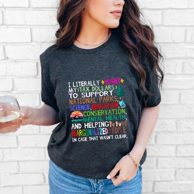 Tax Activism Comfort Tee Support National Rights Freedom Protest Shirt