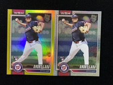 2026 Topps Series One 75th Andry Lara #36 Yellow Foil 183/399 RC Lot*2 QI95