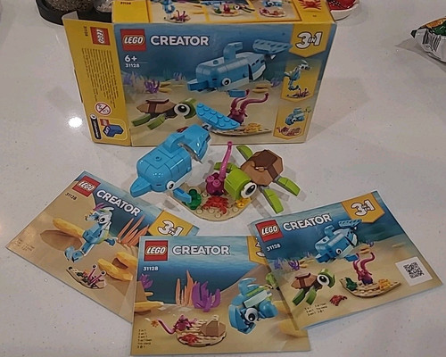Lego Minecraft 21184 The Bakery + Lego Creator 3-in-1 31128 Dolphin & Turtle - Picture 5 of 8