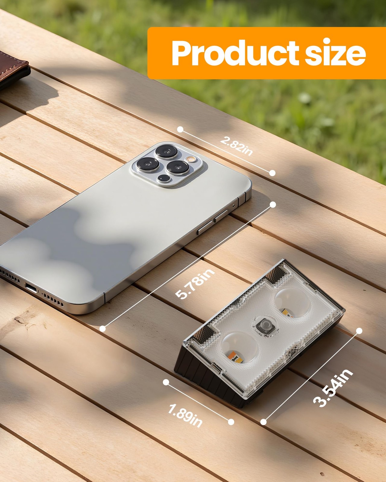 Solar Fence Lights Outdoor Waterproof, 12 Pack Fence Light Solar Powered with Br