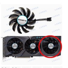 For GIGABYTE RX6700XT 6700 6600XT EAGLE Falcon Graphics Card Cooling Fan Parts