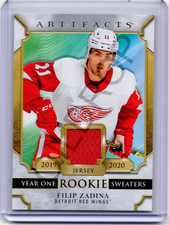2019-20 Artifacts Year One Rookie Sweaters Filip Zadina #RS-FZ