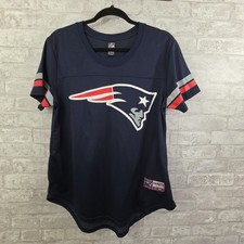 New England Patriots NFL Shirt Women's Navy Blue Jersey 60 1960
