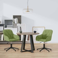 Sedie da Pranzo Girevoli 2 pz in Velluto Arredo Salotto Colori Diversi vidaXL