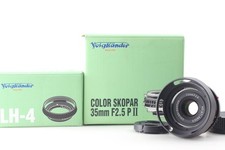  TOP MINT w/Hood Voigtlander Color Skopar 35mm f/2.5 P II VM Leica M Lens JAPAN