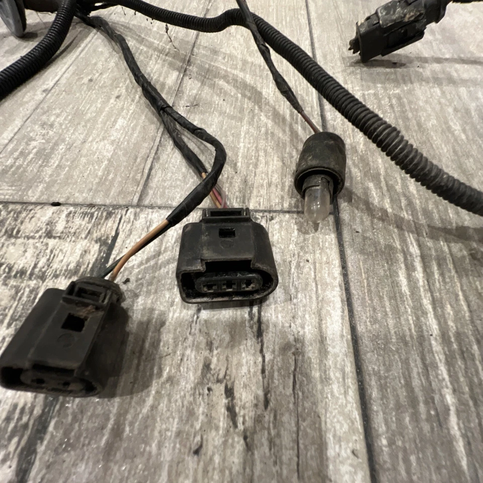 Juego de 3 conectores de cableado de enchufe de coleta de 3 pines y 2 VW Jetta Golf Audi A3 Passat Foto 4 de 4