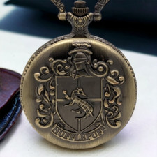 Harry Potter Hufflepuff NEW Gift Pocket Watch Hogwarts House Wizard