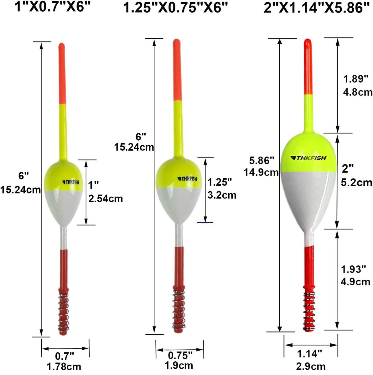 Ht Spring Bobber Spring Float Fishing Bobber Sliding Bobbers Fishing THKFISH Balsa Wood ...