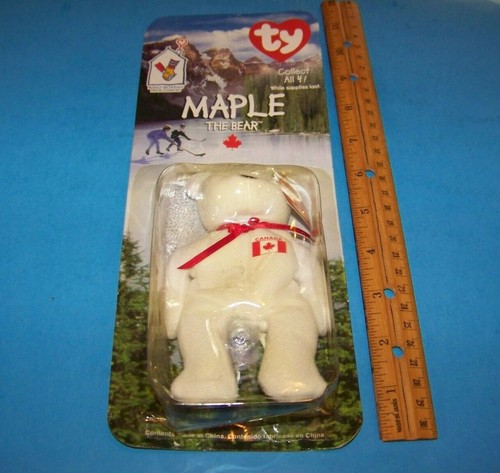 McDonald's Ty Beanie Babies "Maple The Bear" 1999 Ronald McDonald House - Picture 1 of 2