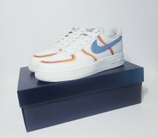 Size 8 - Nike Air Force 1 Low Sail Denim Swoosh for sale online | eBay