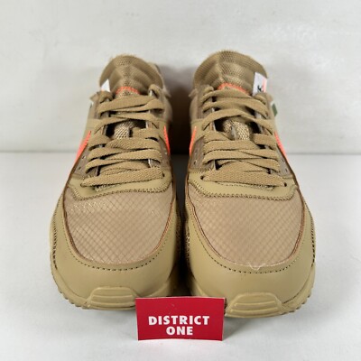 スニーカー NIKE OFF-WHITE AIR MAX 90 DESERT TD 16cm Nike Air Max 90 Off-White Desert Ore Men's - AA7293-200 - US