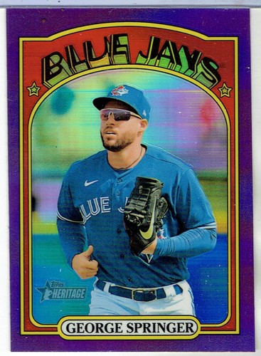 2021 Heritage HN Purple Hot Box Refractor  Short Prints  ( You Pick ) - Picture 25 of 25