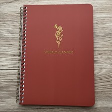 Listing image for Simple Weekly Planner To Do List Notebook w Habit Tracker 6.5" x 9.25" 60 Sheet