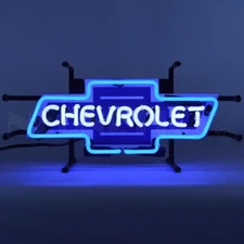 Chevrolet Bowtie Wall Mount Colorful Junior Neon Sign Neonetics 17" X 7" 5SMLCV