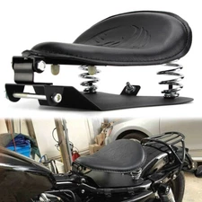 Motorcycle 3" Spring Bracket Solo Seat Mount Base Kit For Harley Chopper Bobber
