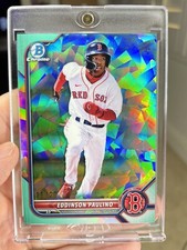 2022 Bowman Chrome Sapphire Aqua Refractor /20 Eddinson Paulino