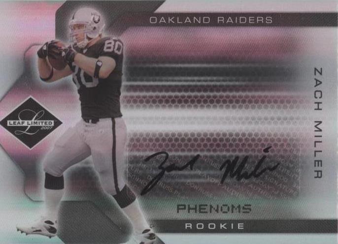 2007 Leaf Limited Zach Miller #355 - 1 of 2
