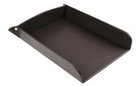 Lucrin - A4 Paper Tray - Brown - Smooth Leather Lucrin - A4 Paper Tray - Brown - Smooth Leather