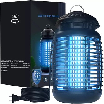 4200V Electric Mosquito Fly Bug Insect Zapper Killer Trap Lamp Stinger Pest 110V
