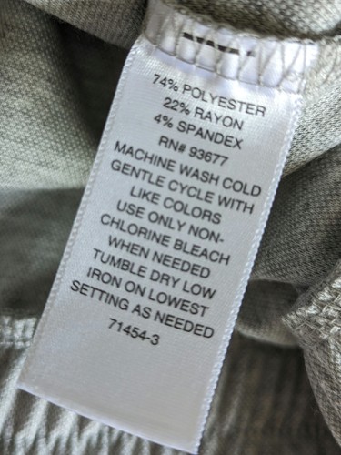 Liz Claiborne NWT Men's Size XXL Pullover Sweater Gray - Picture 4 of 5