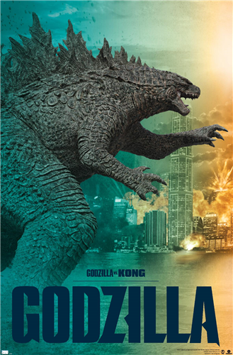 GODZILLA VS. KONG - GODZILLA POSTER - 22x34 23139 | eBay