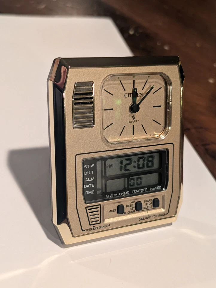 Reloj Citizen Cuarzo Sensor Térmico LAD-036 Años 80 Como Nuevo Raro valioso Coleccionable Foto 2 de 2