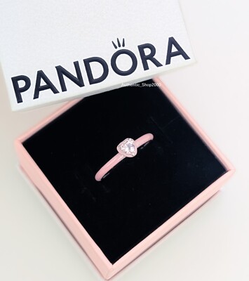 NEW 100% Authentic PANDORA ME 925 ALE Pink Chakra Heart Ring 193088C02 