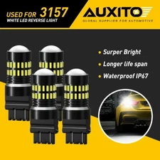 4X AUXITO 3157 3156 6000K LED Reverse Backup Light Bulbs  2400LM Super Bright