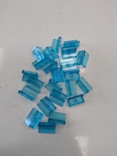Lego 25 Stück 4865 Panel Paneele 1x2 transparent light blau