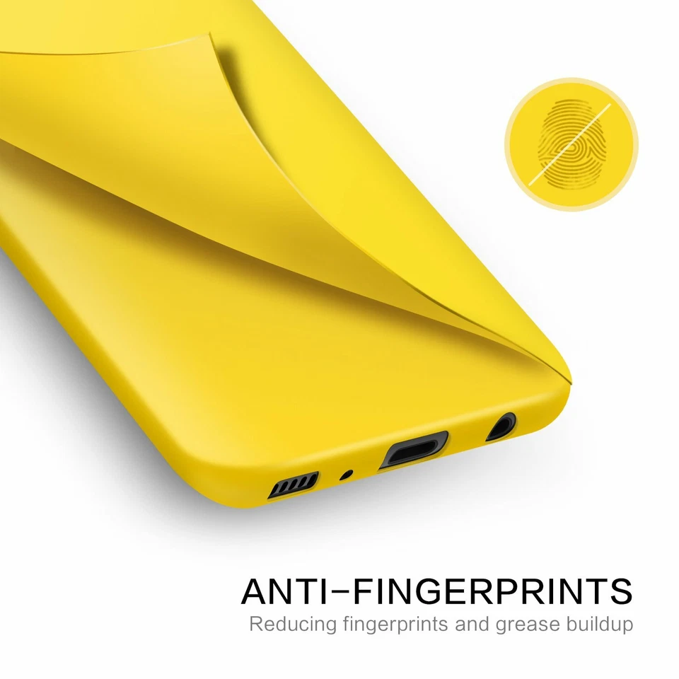 GVIEWIN Slim Fit матовая отделка Samsung Galaxy S8 ультратонкий желтый кот - Изображение 2 из 4
