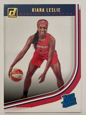 Kiara Leslie #91 2019 Panini Donruss WNBA Rate Rookie RC - Washington Mystics