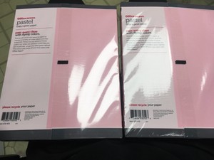 New Office Depot Pink Pastel Paper Deal Copy Print Paper 600