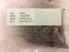 1N5240B FSC DIODE ZENER 10V 500MW DO35 100 PIECES