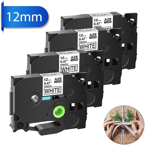 4pack TZe-R231 TZ-R231 For Brother P-Touch Ribbon Tape 12mm 0.47 PT ...