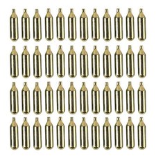Image of 50 X NON THREADED 16G CO2 CARTRIDGE CANISTER CAPSULE BIKE TYRE INFLATOR PUMP GAS