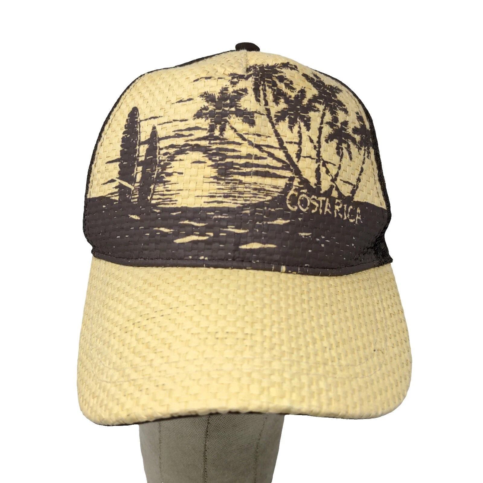Brown Straw Baseball Caps for Men